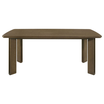 Ottowa 7-piece Rectangular Wood Dining Room Table Set Brown
