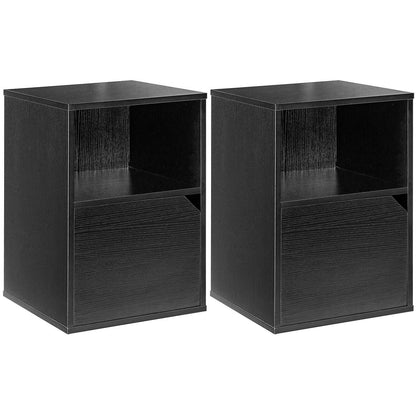 Set of 2 Nightstands Side End Table for Living Room