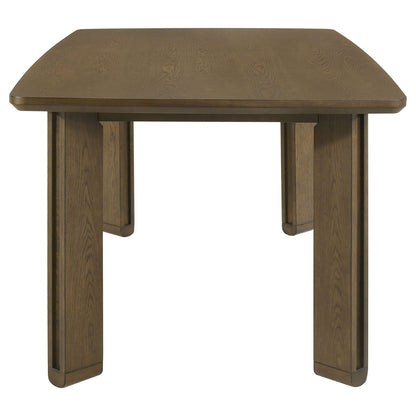 Ottowa 7-piece Rectangular Wood Dining Room Table Set Brown