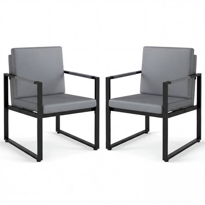 5 Pieces Living Room Set with 2 Accent Chairs and 2 Coffee Tables