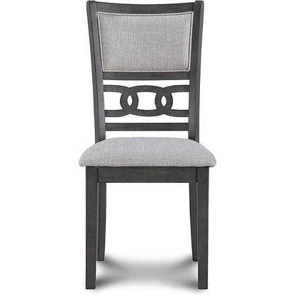Gray Round Dining Table And Chairs 5 Piece Dining Room Set