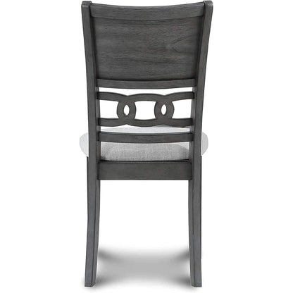 Gray Round Dining Table And Chairs 5 Piece Dining Room Set
