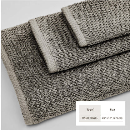 Cotton Textured Bath Towel Set - Acacia Collection