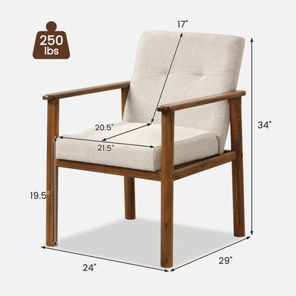 Modern Living Room Set: Loveseat Armchair Side Table & Coffee Table